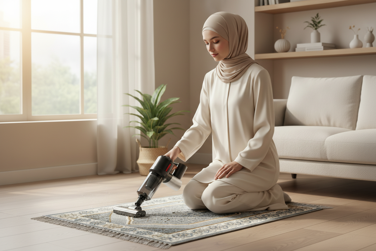 Prayer Mat Vacuum Cleaner Banner